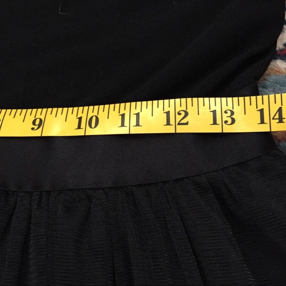 New MODCLOTH Black Tulle Dress + NWT Tulle Cape. GOTH HALLOWEEN DRESS & CAPE - Picture 13 of 16